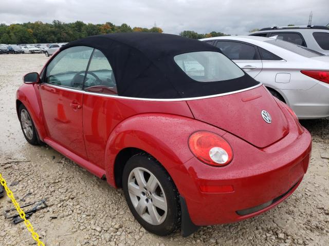 3VWRF31Y47M412678 - 2007 VOLKSWAGEN NEW BEETLE CONVERTIBLE OPTION PACKAGE 1 RED photo 2