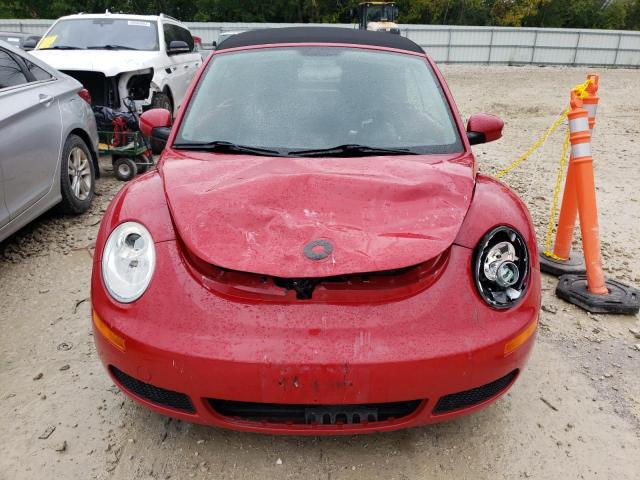 3VWRF31Y47M412678 - 2007 VOLKSWAGEN NEW BEETLE CONVERTIBLE OPTION PACKAGE 1 RED photo 5