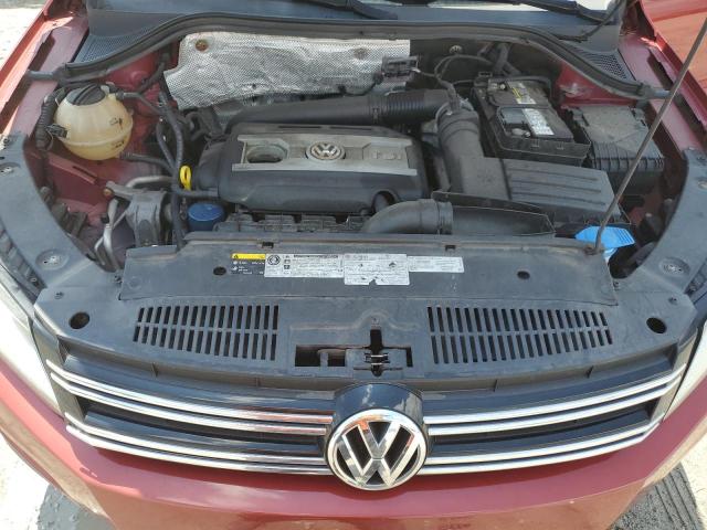 WVGAV3AX1EW097308 - 2014 VOLKSWAGEN TIGUAN S RED photo 11
