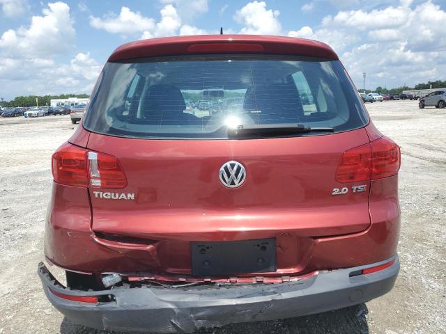 WVGAV3AX1EW097308 - 2014 VOLKSWAGEN TIGUAN S RED photo 6