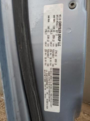 2C4RC1CG4DR535082 - 2013 CHRYSLER TOWN & COU TOURING L BLUE photo 13