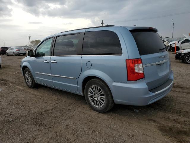 2C4RC1CG4DR535082 - 2013 CHRYSLER TOWN & COU TOURING L BLUE photo 2