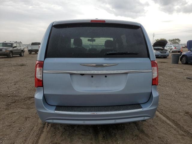 2C4RC1CG4DR535082 - 2013 CHRYSLER TOWN & COU TOURING L BLUE photo 6