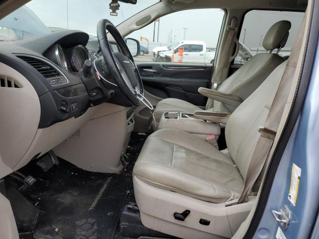 2C4RC1CG4DR535082 - 2013 CHRYSLER TOWN & COU TOURING L BLUE photo 7