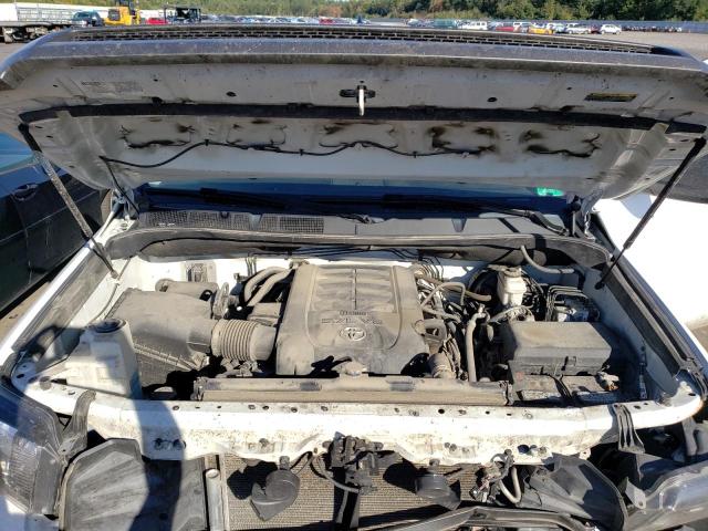 5TFUY5F14LX870594 - 2020 TOYOTA TUNDRA DOUBLE CAB SR/SR5 WHITE photo 11