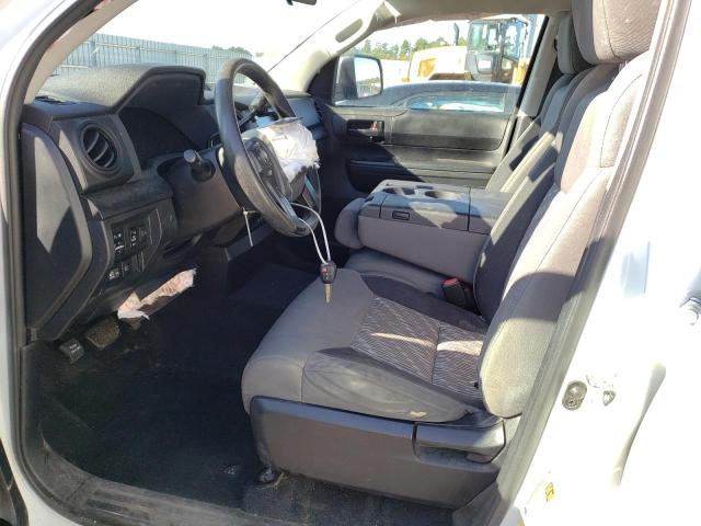 5TFUY5F14LX870594 - 2020 TOYOTA TUNDRA DOUBLE CAB SR/SR5 WHITE photo 7