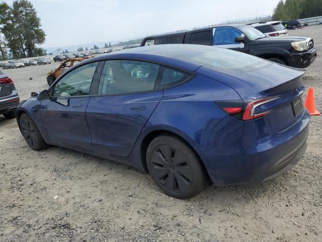 5YJ3E1EB0RF844195 - 2024 TESLA MODEL 3 Синій фото 2