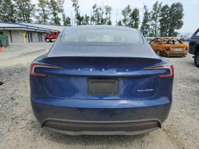 5YJ3E1EB0RF844195 - 2024 TESLA MODEL 3 Синій фото 6