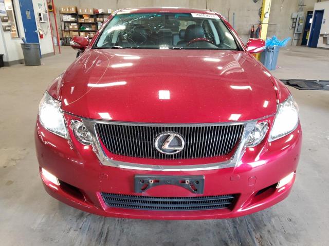 JTHCE1KS1B0030595 - 2011 LEXUS GS 350 RED photo 5