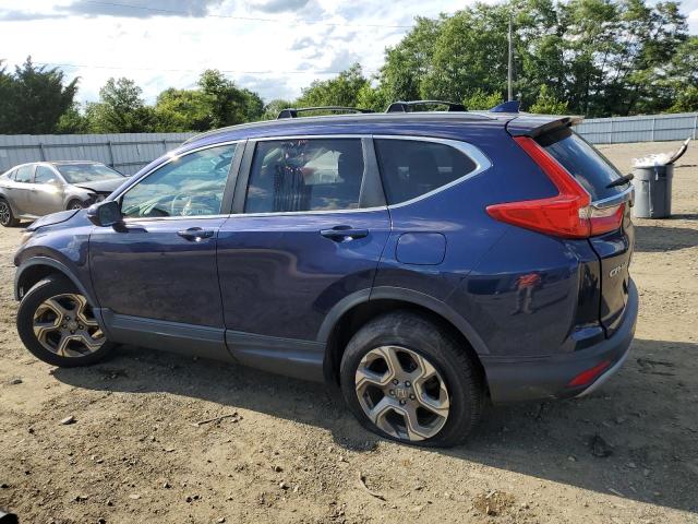 7FARW2H5XJE017283 - 2018 HONDA CR-V EX أزرق صورة 2