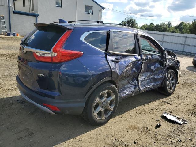 7FARW2H5XJE017283 - 2018 HONDA CR-V EX أزرق صورة 3