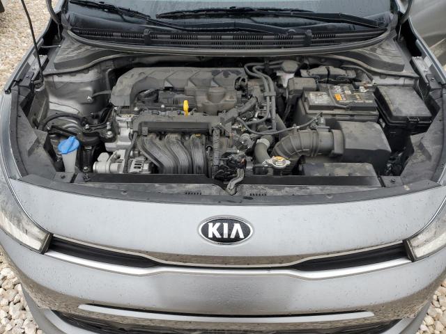 3KPA25AD7ME429761 - 2021 KIA RIO S GRAY photo 11