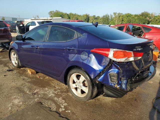 5NPDH4AE0DH446833 - 2013 HYUNDAI ELANTRA GLS BLUE photo 2