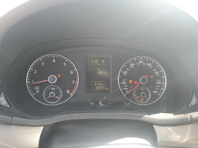 1VWAH7A34DC027251 - 2013 VOLKSWAGEN PASSAT S SILVER photo 9