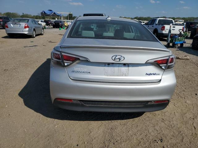 KMHE24L14GA037290 - 2016 HYUNDAI SONATA HYBRID SILVER photo 6