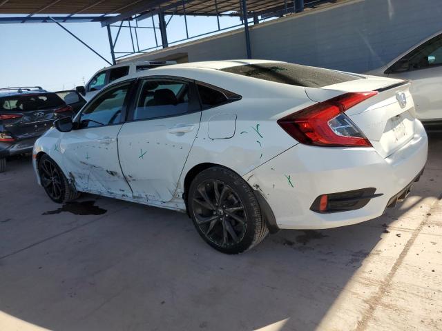 19XFC2F80LE003485 - 2020 HONDA CIVIC SPORT WHITE photo 2