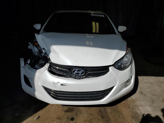 5NPDH4AEXCH102814 - 2012 HYUNDAI ELANTRA GLS WHITE photo 5