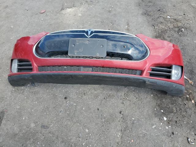 5YJSA1E22FF108555 - 2015 TESLA MODEL S 红色 照片 12