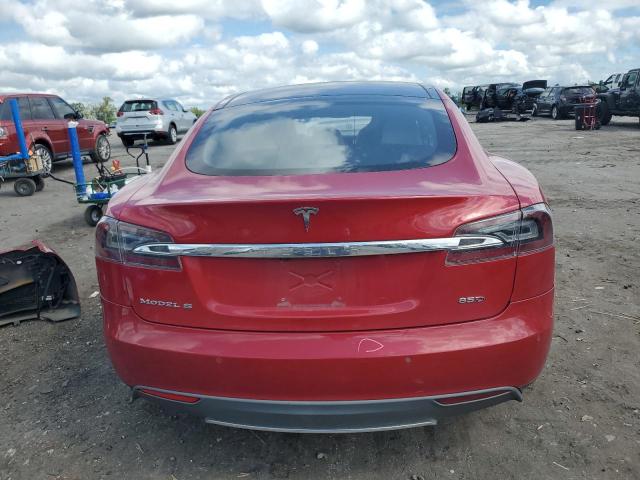 5YJSA1E22FF108555 - 2015 TESLA MODEL S 红色 照片 6