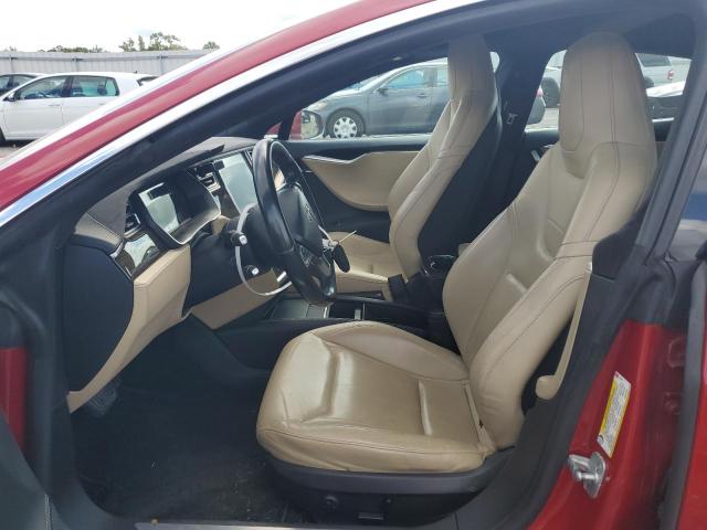5YJSA1E22FF108555 - 2015 TESLA MODEL S 红色 照片 7