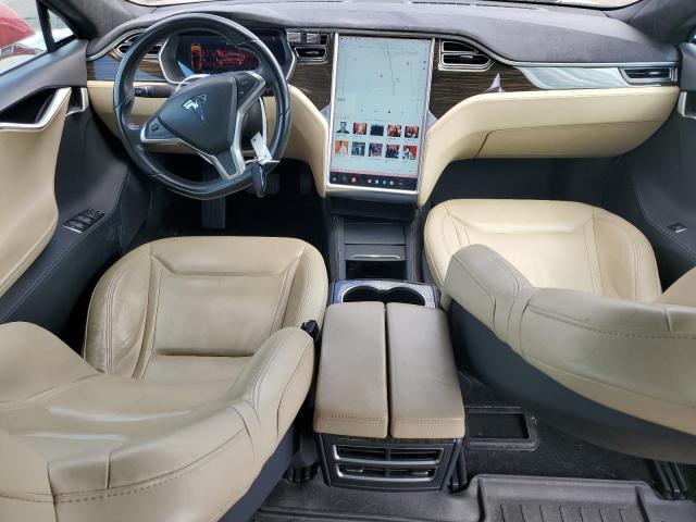 5YJSA1E22FF108555 - 2015 TESLA MODEL S 红色 照片 8