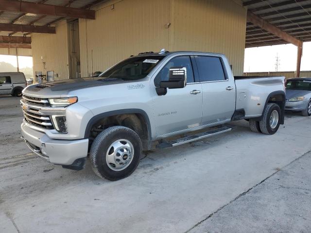 1GC4YVEY1MF114002 - 2021 CHEVROLET SILVERADO K3500 HIGH COUNTRY SILVER photo 1