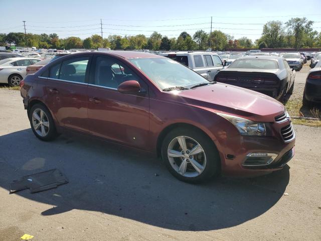 1G1PE5SB9F7180244 - 2015 CHEVROLET CRUZE LT BURGUNDY photo 4