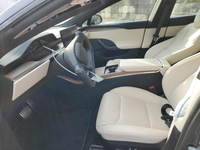 5YJSA1E5XMF439424 - 2021 TESLA MODEL S ნაცრისფერი ფოტო 7
