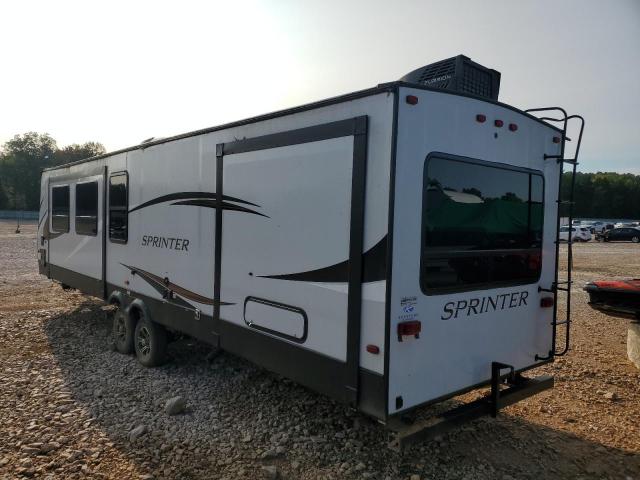 4YDT33329M1532072 - 2021 KEYSTONE SPRINTER WHITE photo 3