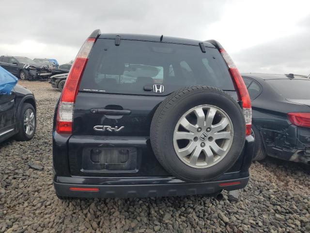 JHLRD78965C016445 - 2005 HONDA CR-V SE BLACK photo 6