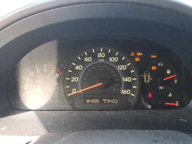 5FNRL3H43AB043290 - 2010 HONDA ODYSSEY EX BLUE photo 9