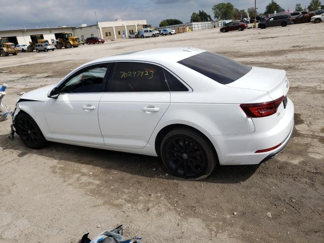 WAUGMAF49KA062879 - 2019 AUDI A4 PREMIUM WHITE photo 2