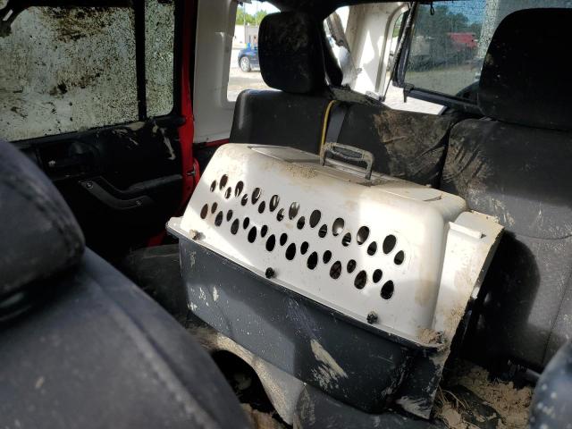 1C4BJWDG1HL590140 - 2017 JEEP WRANGLER U SPORT Կարմիր լուսանկար 11