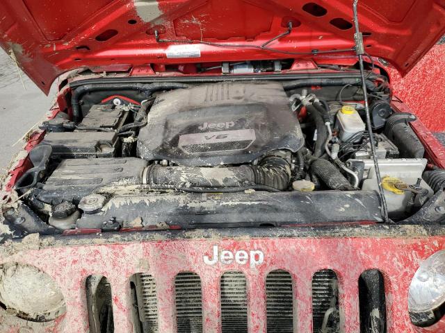1C4BJWDG1HL590140 - 2017 JEEP WRANGLER U SPORT Կարմիր լուսանկար 12
