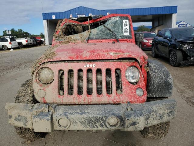 1C4BJWDG1HL590140 - 2017 JEEP WRANGLER U SPORT Կարմիր լուսանկար 5