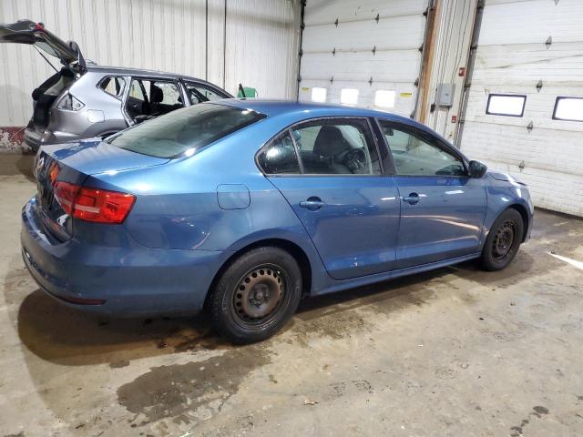 3VW2K7AJ4FM281161 - 2015 VOLKSWAGEN JETTA BASE 蓝色 照片 3