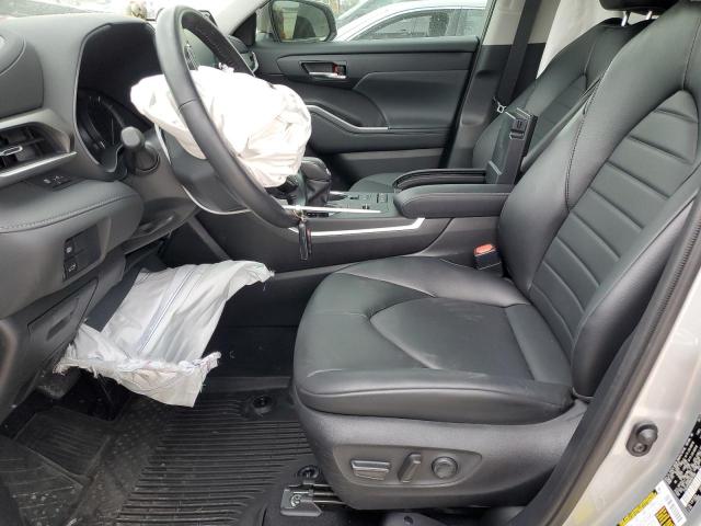5TDGZRAH8MS087999 - 2021 TOYOTA HIGHLANDER XLE SILVER photo 7