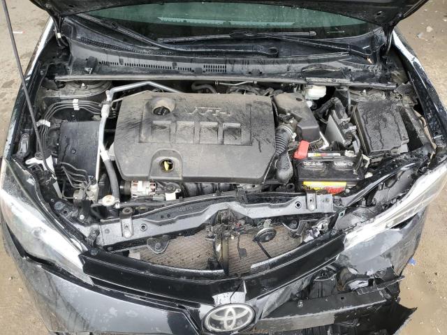 2T1BURHE0JC086693 - 2018 TOYOTA COROLLA L BLACK photo 11