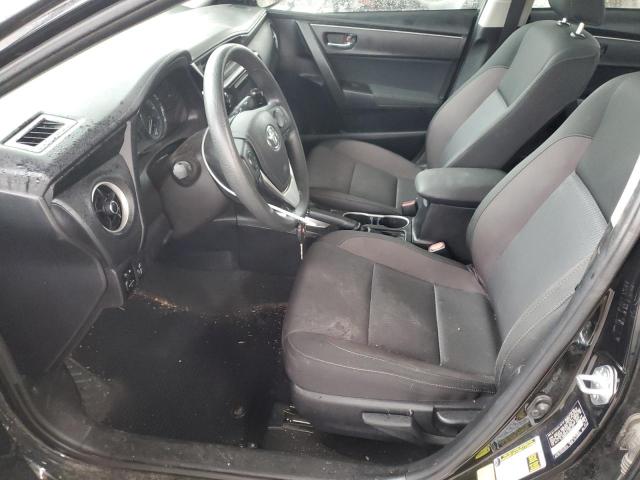 2T1BURHE0JC086693 - 2018 TOYOTA COROLLA L BLACK photo 7