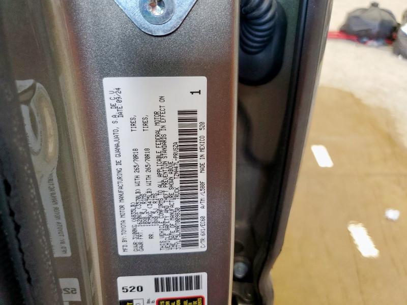 3TYLF5LN9RT009830 - 2024 TOYOTA TACOMA DOUBLE CAB BEIGE photo 12