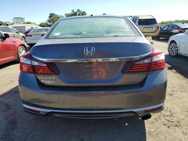 1HGCR2F84GA057299 - 2016 HONDA ACCORD EXL ნაცრისფერი ფოტო 6