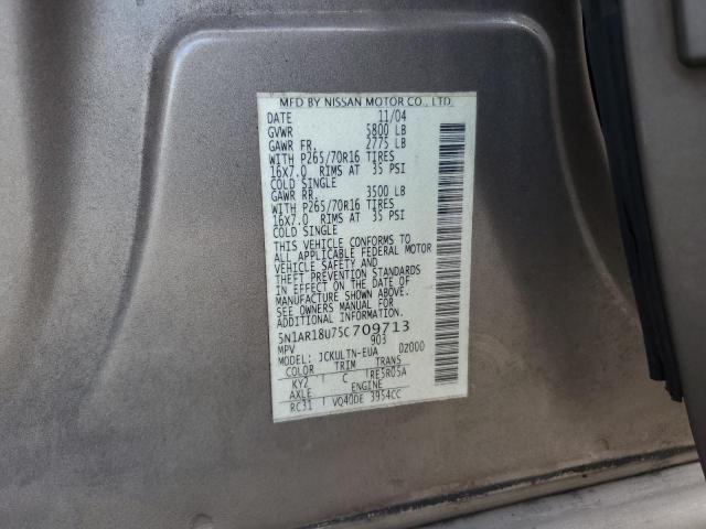 5N1AR18U75C709713 - 2005 NISSAN PATHFINDER LE 棕色 照片 13