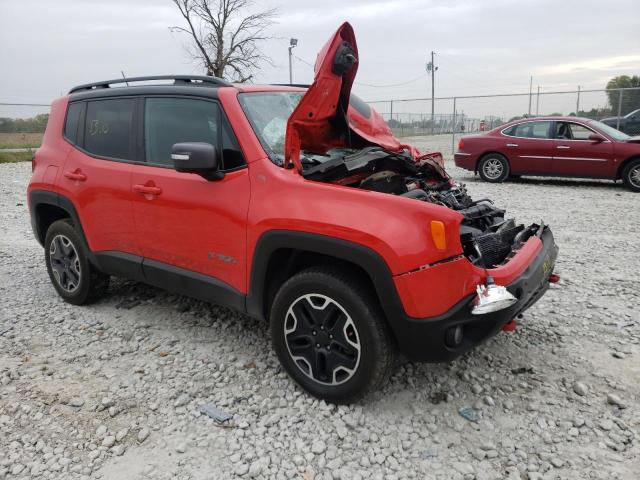 ZACCJBCT1GPD85956 - 2016 JEEP RENEGADE TRAILHAWK RED photo 4