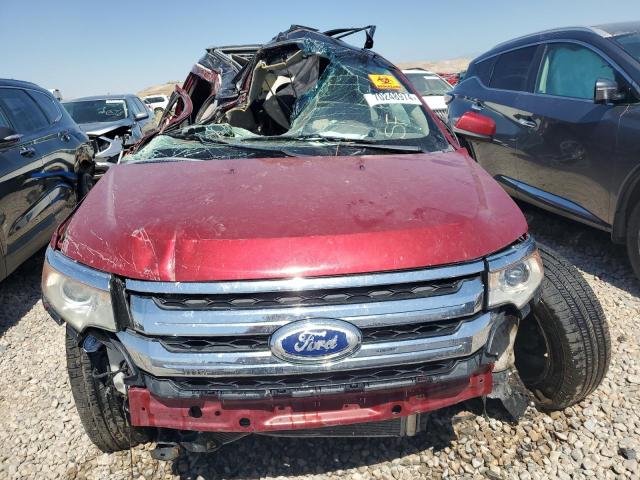 2FMDK3JCXDBB06543 - 2013 FORD EDGE SEL RED photo 5