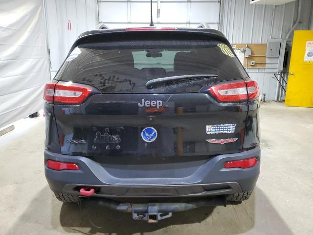 1C4PJMBB7GW262929 - 2016 JEEP CHEROKEE TRAILHAWK BLACK photo 6