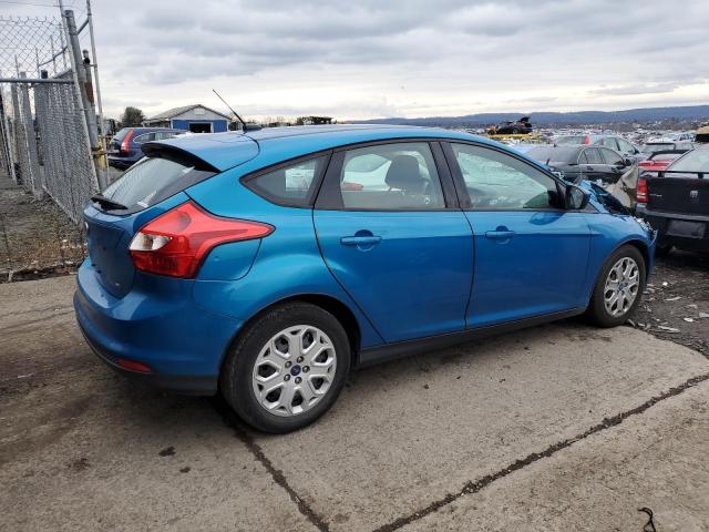 1FAHP3K20CL253889 - 2012 FORD FOCUS SE BLUE photo 3