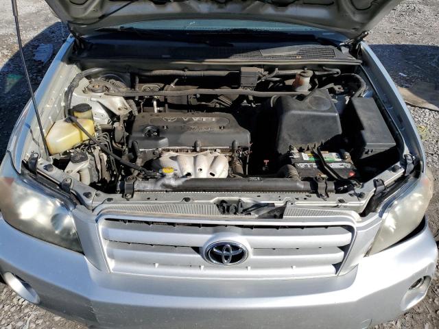 JTEGD21A540102014 - 2004 TOYOTA HIGHLANDER SILVER photo 12