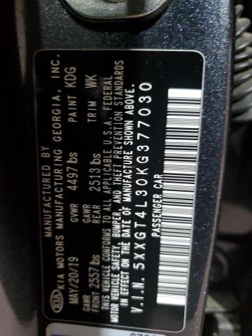 5XXGT4L30KG377030 - 2019 KIA OPTIMA LX Boz foto 13