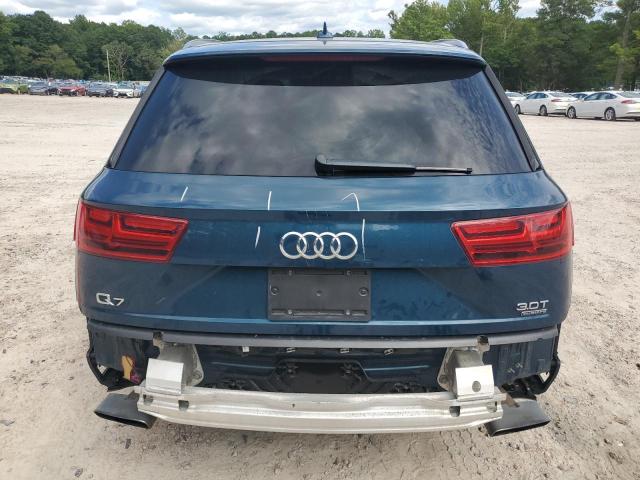 WA1LAAF71JD049376 - 2018 AUDI Q7 PREMIUM PLUS Niebieski zdjęcie 6