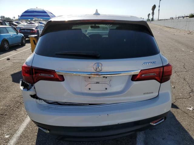 5FRYD4H27EB022668 - 2014 ACURA MDX WHITE photo 6